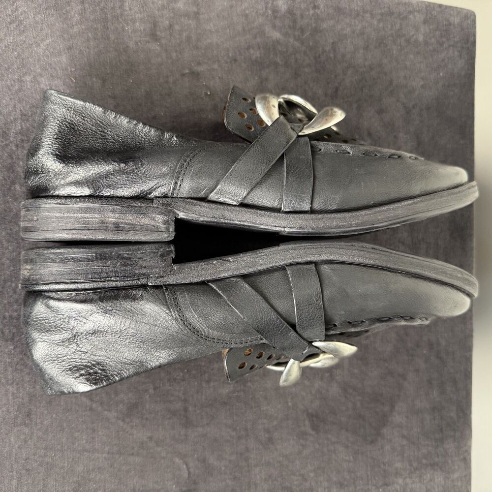 AS 98 Italian Leather Chain Loafers EU 41 - Picture 7 of 14